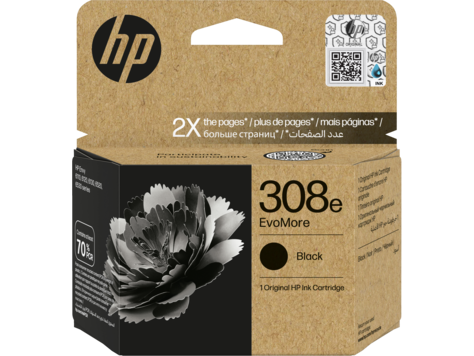 HP 308e EvoMore fekete eredeti tintapatron