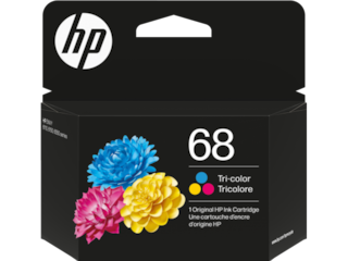 HP 68 Tri-Color Original Ink Cartridge, 7FP20TN