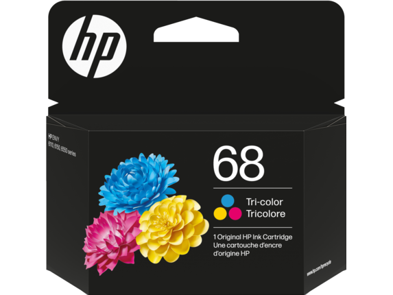 Ink Supplies, HP 68 Tri-Color Original Ink Cartridge, 7FP20TN