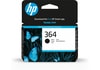 HP 364 CB319EE fekete tintapatron eredeti CB316EE Deskjet 3070 Photosmart D5445 D5460 D7560 C5380 C6380 B8550 Premium Fax B109A B109N B209A C309G B010a B110a B210a C310a C410b 5510 6510 sorozath7510 7520 nyomtatókhoz (250 ol