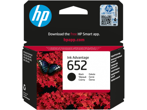 HP 652 F6V25AE eredeti fekete tintapatron Ink Advantage 1115 2135 3635 3775 3835 4535 4675 5075 (360 old.)