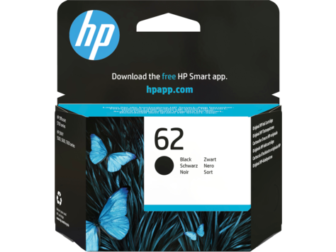 HP 62 fekete tintapatron eredeti C2P04AE ENVY 5540 5640 7640 OfficeJet 5740 (200 old.)
