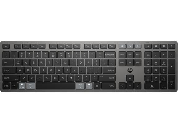 Keyboards/Other Input Devices, HP 725 Multi-Device Rechargeable Wireless Keyboard