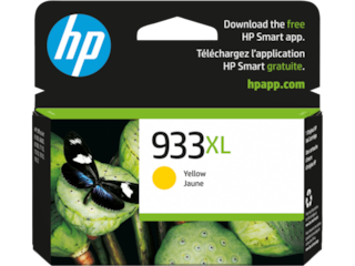 HP 933XL High Yield Yellow Original Ink Cartridge, CN056AN#140