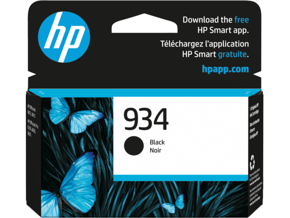 HP 934, (C2P19AN) Black Original Ink Cartridge HP 934, (C2P19AN) Black Original Ink Cartridge