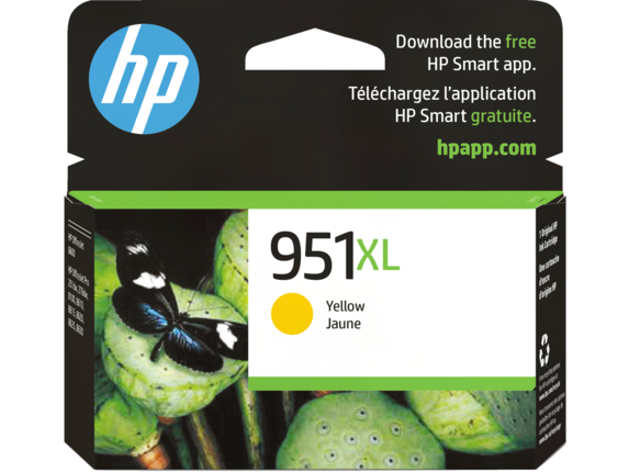 HP® 951XL High Yield Yellow Original Ink Cartridge (CN048AN#140) HP® 951XL High Yield Yellow Original Ink Cartridge (CN048AN#140)