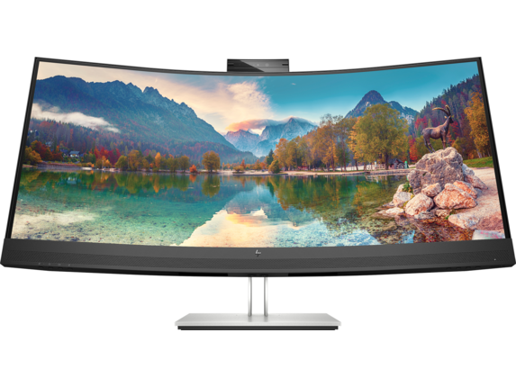 Business Monitors, HP E34m G4 WQHD Curved USB-C Conferencing Monitor