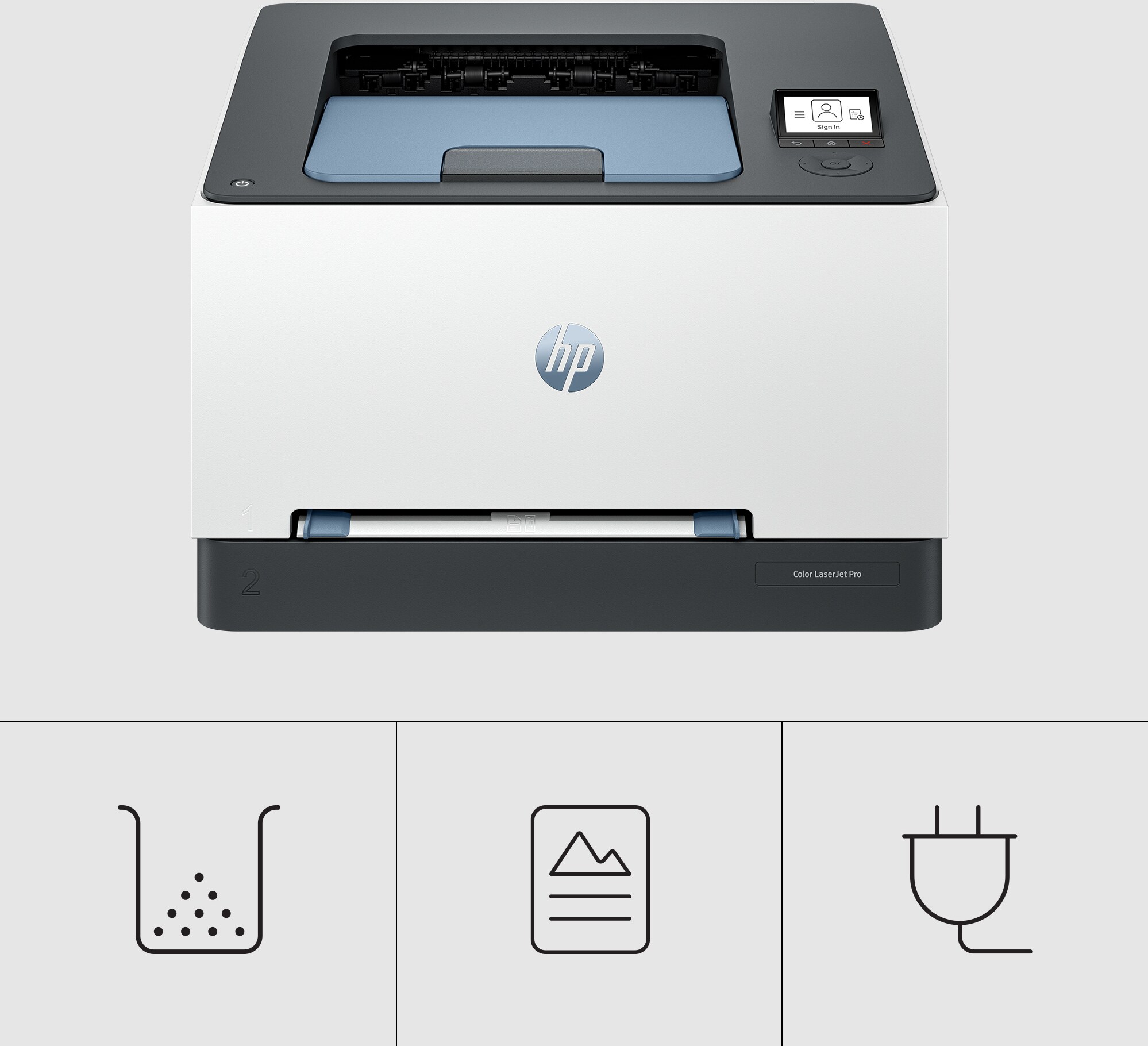 HP 8D7L0A Color LaserJet Pro 3202dn nyomtató - a garancia kiterjesztéshez végfelhasználói regisztráció szükséges!