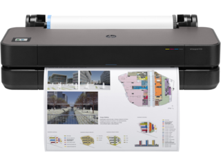 HP DesignJet T250 24-in Printer with 2-year Next Business Day Support, (5HB06H)