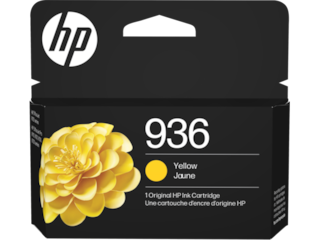 HP 936 Yellow Original Ink Cartridge, 4S6V1LN