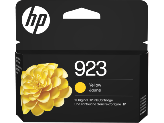 Ink Supplies, HP 923 Yellow Original Ink Cartridge