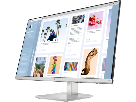 Series 3 of 11 HP Home Monitors, HP Series 5 23.8 inch FHD Height Adjust Monitor  - 524sh