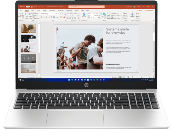 Business Laptop PCs, HP 255 15.6 inch G10 Notebook PC - Customizable