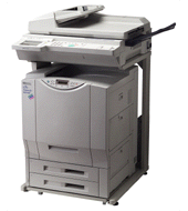 Impressora HP LaserJet 8550 em cores multifuncional série