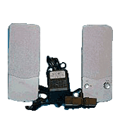 HP externa högtalare med förstärkare