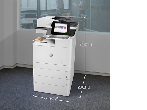 Series 9 of 13 Laser Multifunction Printers, HP Color LaserJet Enterprise Flow MFP M776z