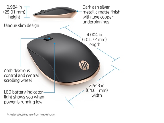 Hp bluetooth mouse z5000 как подключить