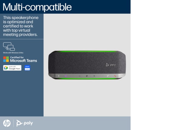 Series 10 of 10 Audio, Poly Sync 40 Microsoft Teams Certified Speakerphone
