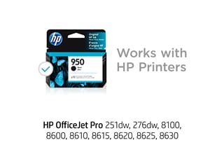 HP® 950 Black Original Ink Cartridge (CN049AN#140)