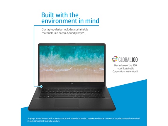 HP Laptop 17-cn0097nr, 17.3, Windows 11 Home, Intel® Core™ i7, 16GB RAM,  256GB SSD, 1TB HDD, FHD