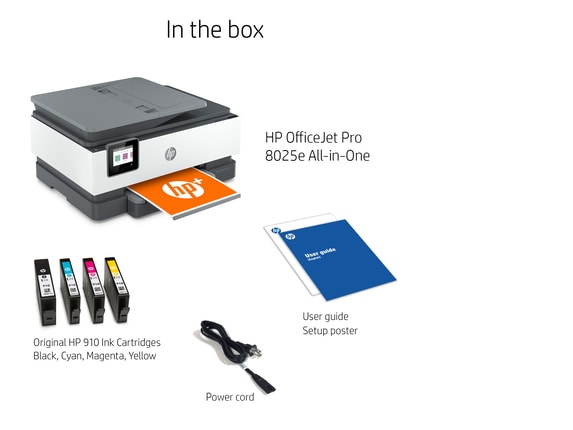 Series 12 of 13 Business Ink Printers, HP OfficeJet Pro 8025e All-in-One Printer w/ bonus 6 months Instant Ink through HP+