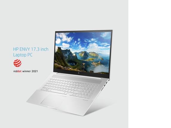 HP ENVY Laptop 17-ch0011nr, Windows 11 Home, 17.3