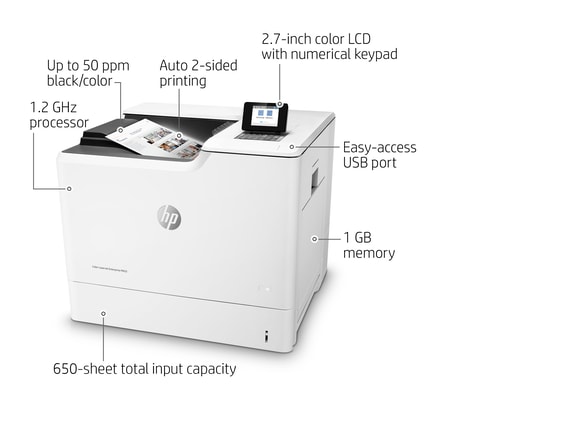 Imprimante laser couleur HP LaserJet Enterprise M652n 47 ppm - P/N : J7Z98A  • EAN : 889894757838