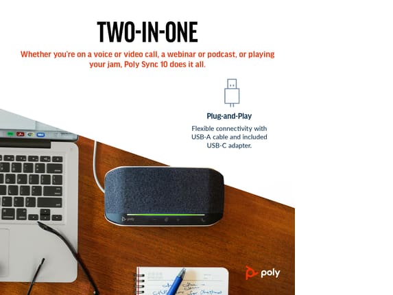 Poly Sync 10 Speakerphone | Lautsprecher