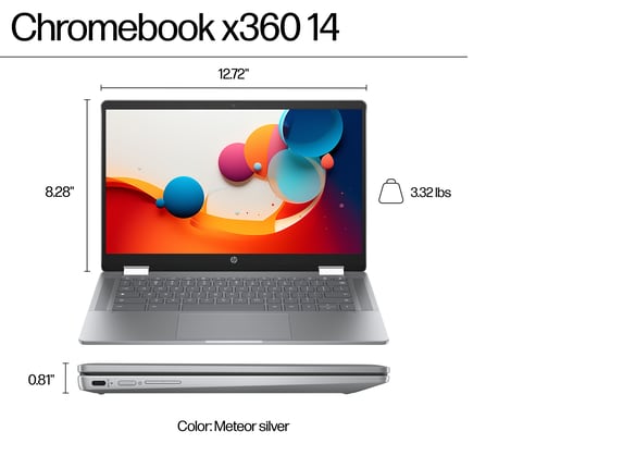 HP Chromebook Laptop Computer 14" FHD Touch Screen Intel Core i3 8 GB memory; - Picture 9 of 10