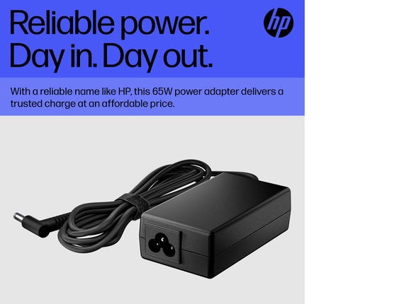 Series 6 of 10 Power, HP 65W 4.5mm Smart Adapter