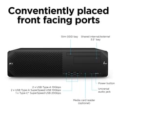 HP Z2 Small Form Factor G9 Workstation - Customizable