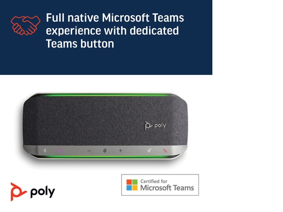 Series 3 of 10 Audio, Poly Sync 40 Microsoft Teams Certified Speakerphone