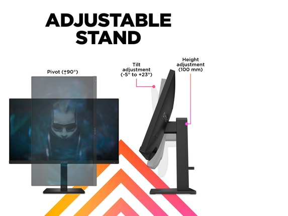 Series 9 of 12 HP Home Monitors, OMEN by HP 23.8 inch FHD 165Hz Gaming Monitor - OMEN 24