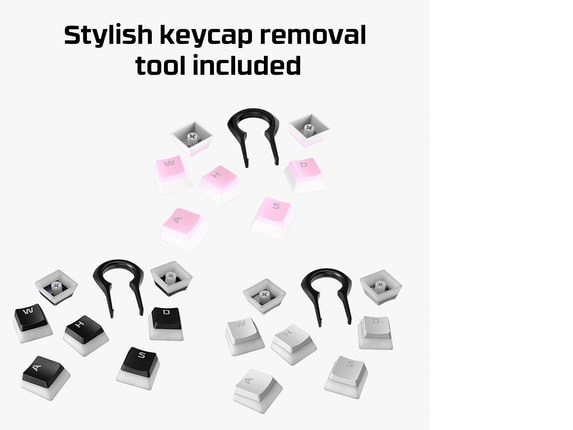 HyperX Pudding Keycaps Full Key HKCPXP-WT-US/G