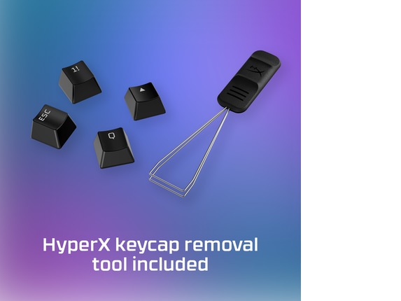 Series 3 of 5 HyperX Keyboard Accessories, HyperX Black PBT Full Keycap Set