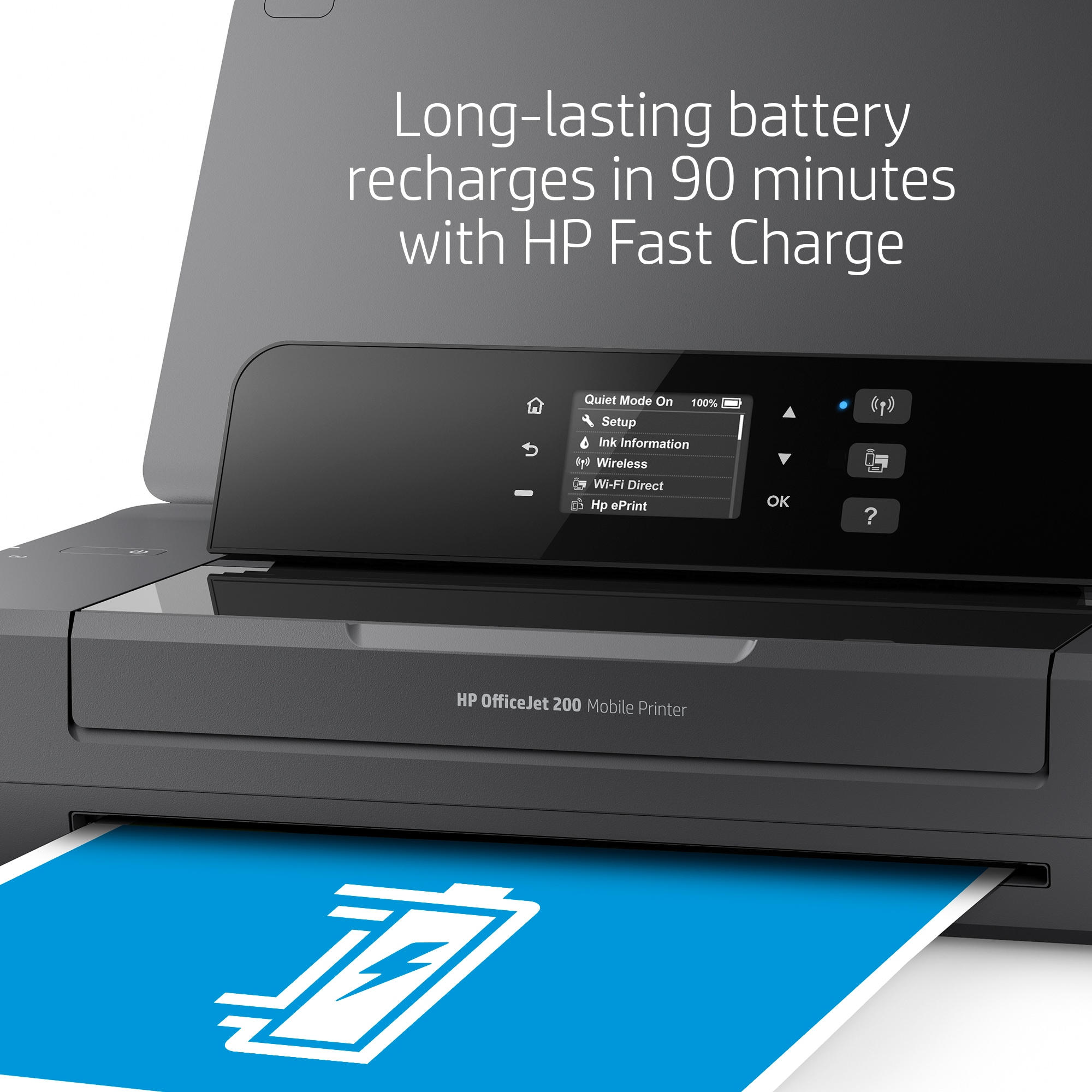 HP OfficeJet 200 Mobile Printer | HP ePrint | Wireless Direct Printing | CZ993A - Picture 10 of 10