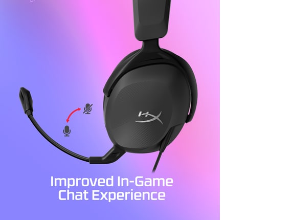 Series 6 of 9 HyperX Gaming Headsets, HyperX Cloud Stinger 2 Core - Gaming Headset - Black