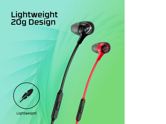 Series 7 of 13 HyperX Earbuds, HyperX Cloud Earbuds II - Gaming Earbuds with Mic - Black