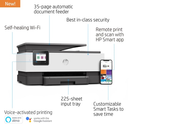 HP OfficeJet Pro 8025 All-in-One Printer (1KR57A#B1H)