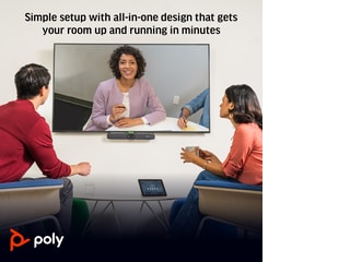 Poly Studio X30 All-In-One Video Bar with TC8 Controller Kit