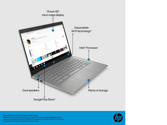 HP Chromebook 14a-ne0047nr, 14