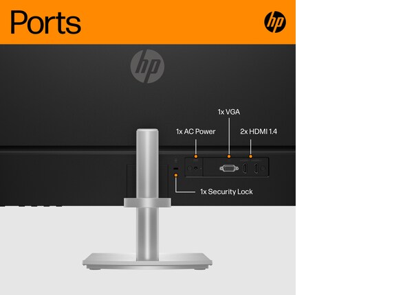 HP Monitor FHD M27h 76D13AA #ABA con base Docztorm, pantalla IPS  antirreflejante de 27 pulgadas Full HD (1920 x 1080), 75 Hz, AMD FreeSync,  2 HDMI