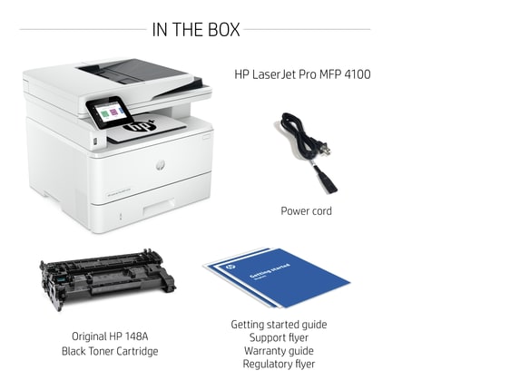 HP LaserJet Pro MFP 4101fdwe Wireless Printer with HP+ and Fax