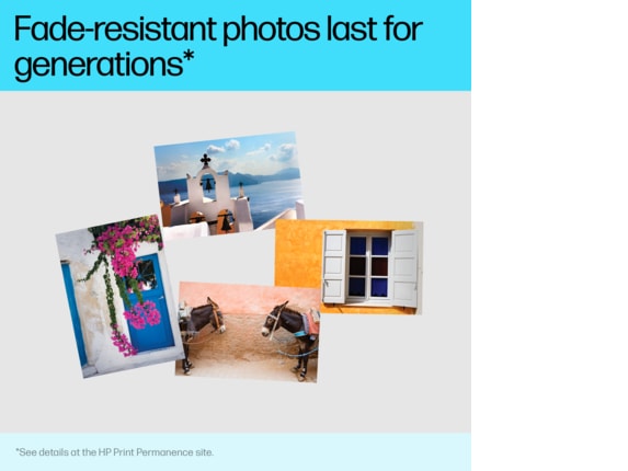 Series 10 of 12 HP Photo Papers, HP Premium Plus Photo Paper, Glossy, 80 lb, 4 x 6 in. (101 x 152 mm), 100 sheets CR668A