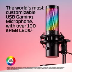 Amazon.com: HyperX QuadCast 2 S – USB Microphone, with RGB