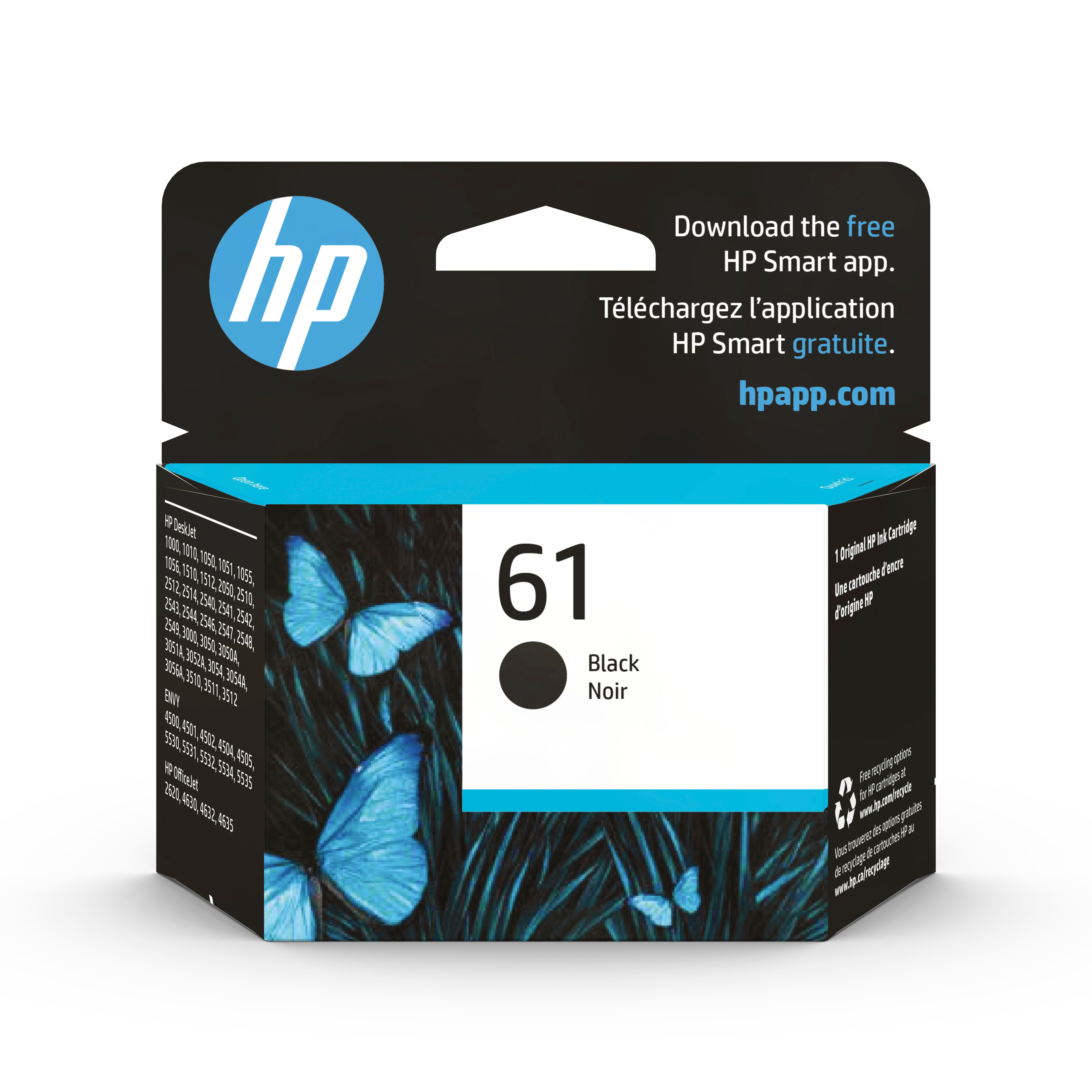 HP 61 Black Original Ink Cartridge, ~170 pages, CH561WN#140 - Bild 2 von 7