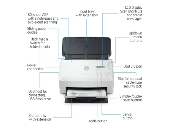 HP ScanJet Enterprise Flow 5000 s5