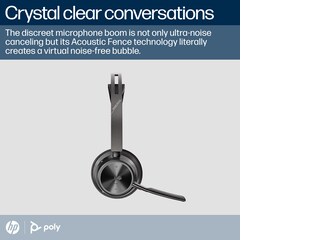 Poly Voyager Focus 2 UC Headset +USB-A to USB-C Cable +