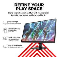 HP OMEN - 27 IPS LED QHD 240Hz FreeSync and G-SYNC Compatible Gaming  Monitor with HDR (DisplayPort, HDMI, USB) - Black 