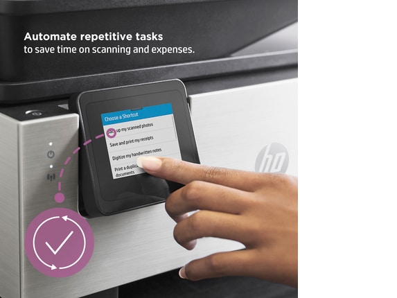Series 10 of 14 Business Ink Printers, HP OfficeJet Pro 9025e All-in-One Printer w/ bonus 6 months Instant Ink through HP+